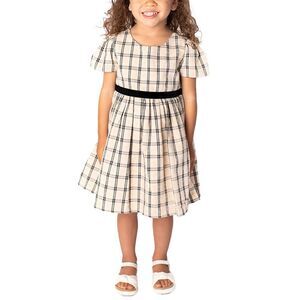 Popatu Girls  Party Dress, Grey